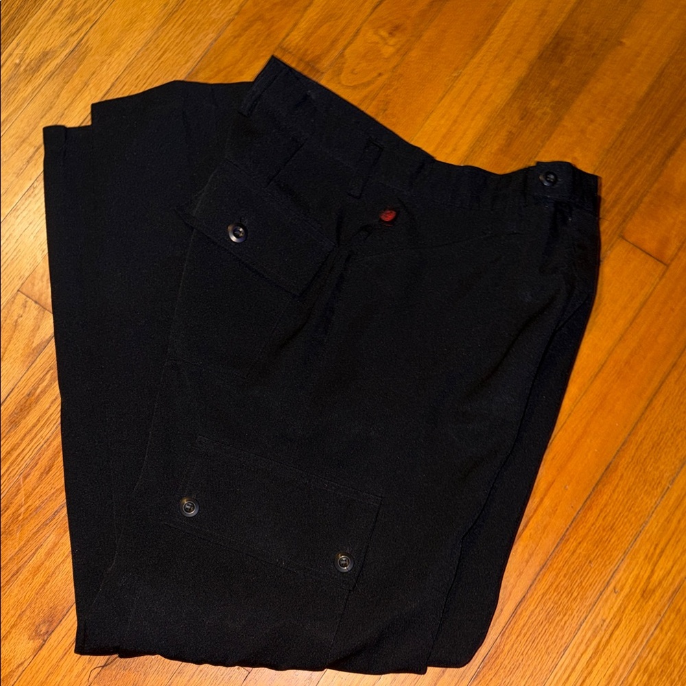 Men's Vintage Epidemic Black Cargo Pants 32